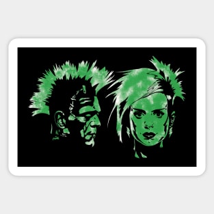 Punk Monster Couple Sticker